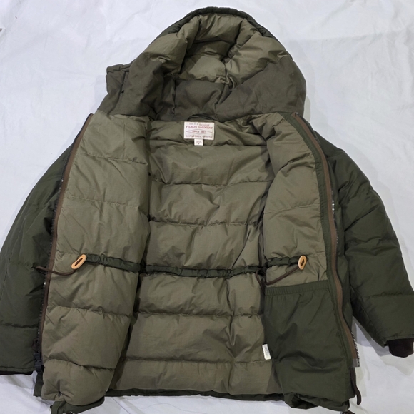 NWT Filson Chilkoot Hooded 850 Fill Goose Down Expedition Parka In Dark Forest. - Picture 8 of 14